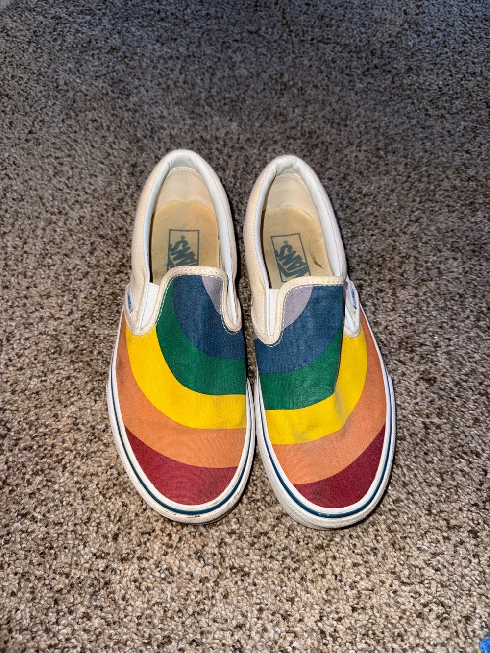 Vans Slip-Ons Rainbows